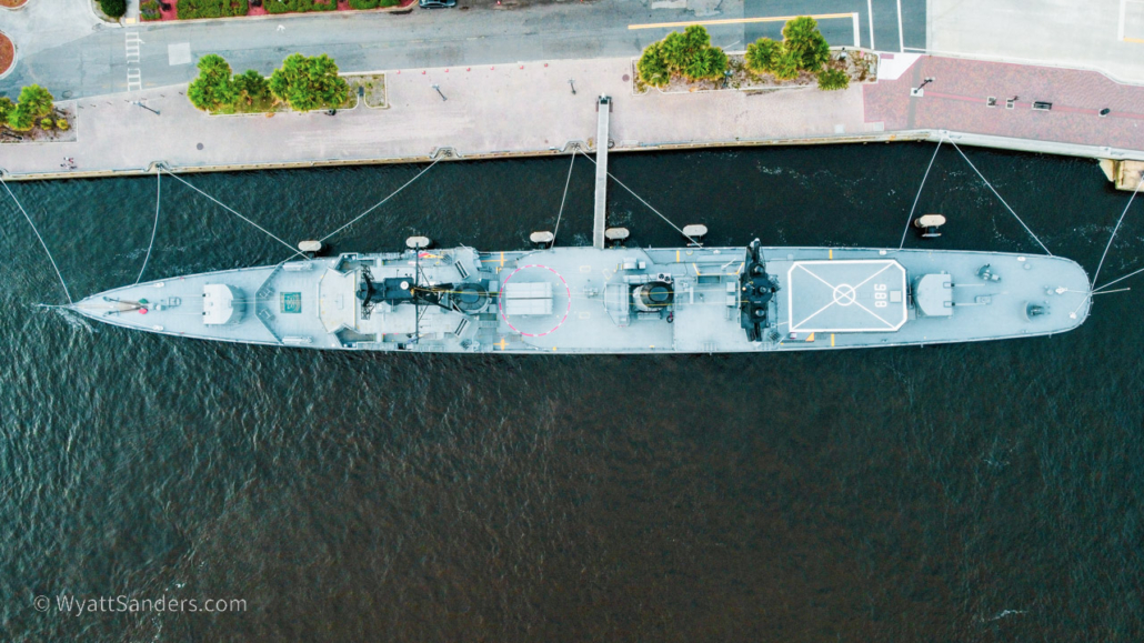 USS Orleck Top View