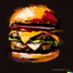 Cheeseburger Digital Art