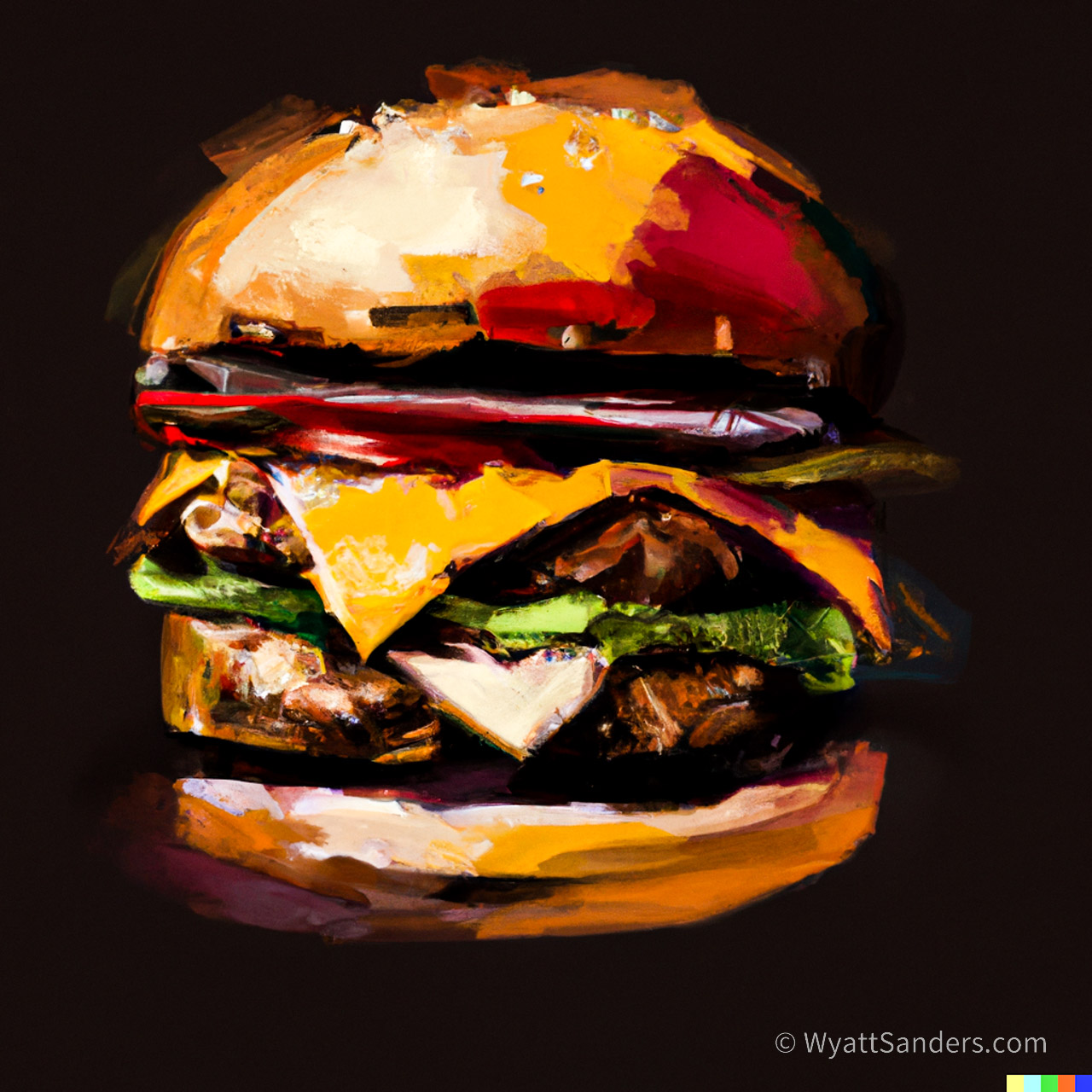 Cheeseburger Digital Art