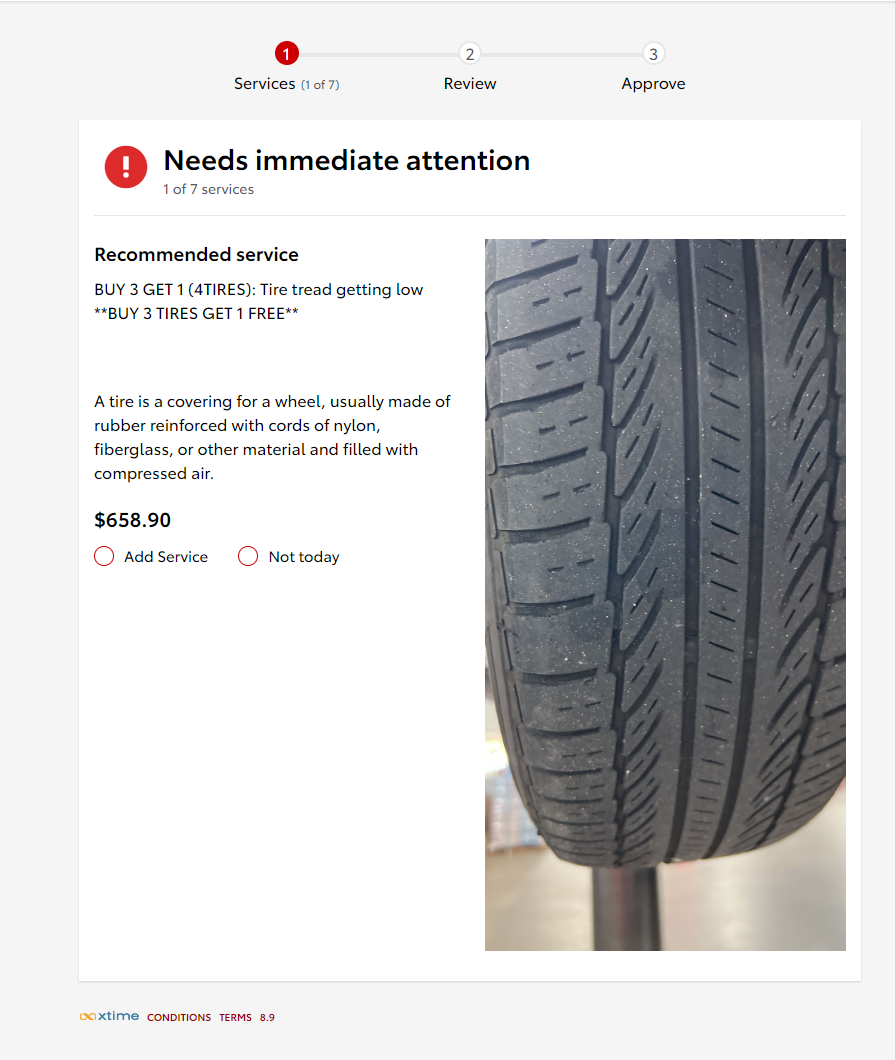 Best deal on tires